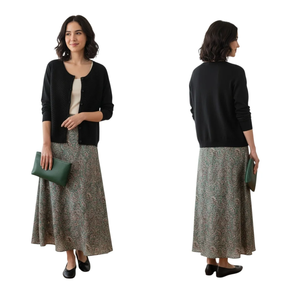 Sandro Quilted Scoop Neck Cardigan Size M/L - Picture 5 of 9
